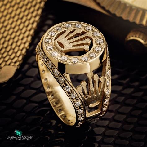 anillo de oro hombre rolex|Rolex oro amarillo.